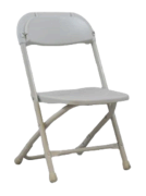 Plastic White Kids Chair