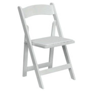 Resin White Adult Chair