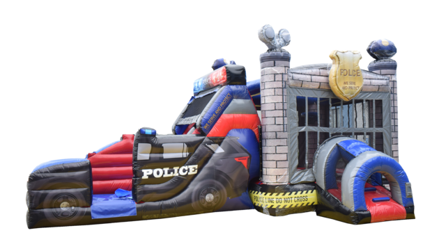 Police Car 3D Combo 15'x30' SC734