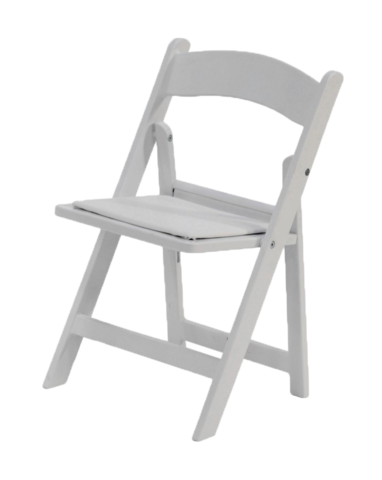 Resin White Kids Chair