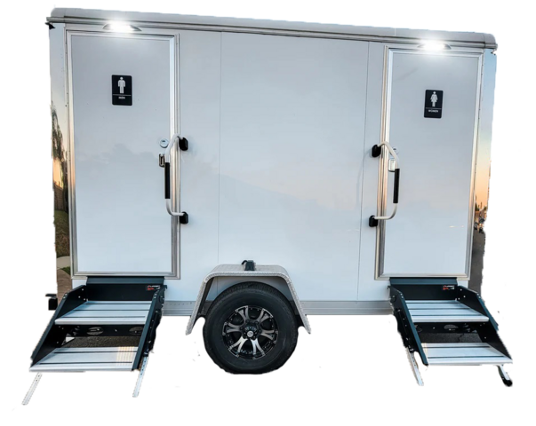 Luxury 2 Stall Restroom Trailer 