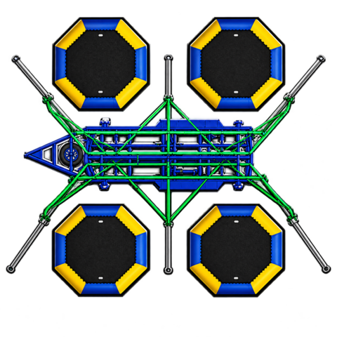 V4 (4 Station) Bungee Trampoline