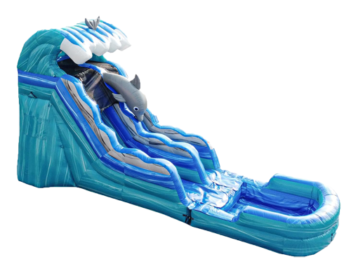 15' Dolphin Water Slide W505 13'x28'