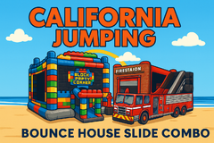 Bounce House With Slide Combo
