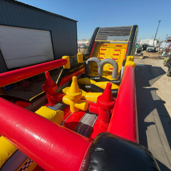 65-Foot Street Race Obstacle Course Rental – California Jumping Fresno