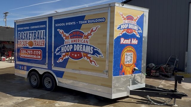 All American Hoop Dreams Fresno Game Trailer Rentals