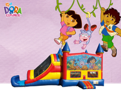 Bounce Combo House (Dry Only)Dora 4 in 1 Bounce House Combo (Dry Only)  
