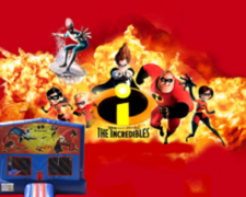 Incredibles Bounce House15x15 Bounce House with Basketball Hoop  