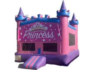 <b><font color=red><b>Princess Bounce House<font color=Black><br><large> Every Little Girl's Dream <br> 