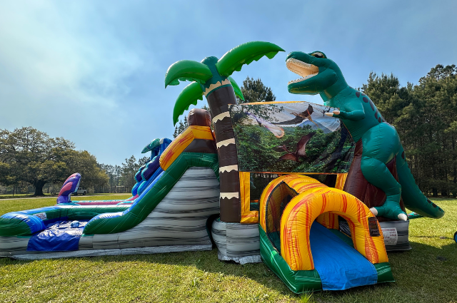 Dinosaur Bounce House  Jumping Jeepers Rentals Savannah