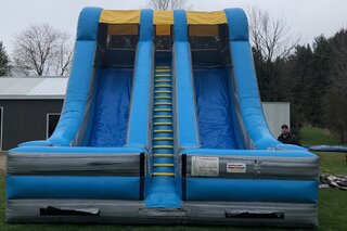 20ft Dual Lane Inflatable Slide (DRY)