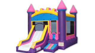 Purple Bounce House Combo w/ Slide