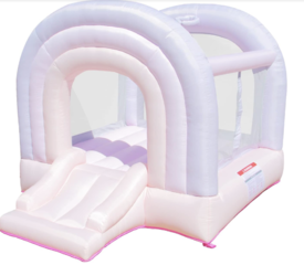 Pink Cotton Candy Bounce House with Slide