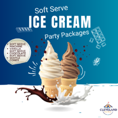 Soft Serve Ice Cream Package #1- Serves Approx 130