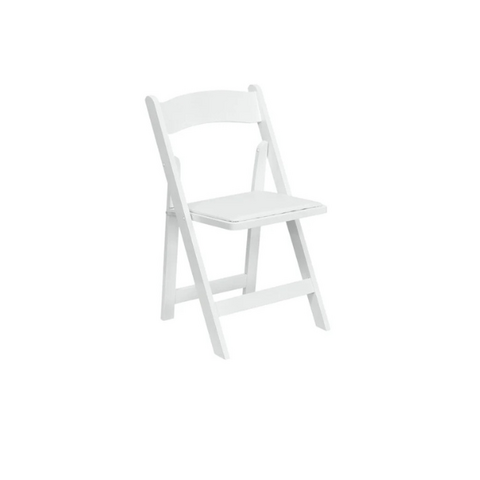 White Padded Chair