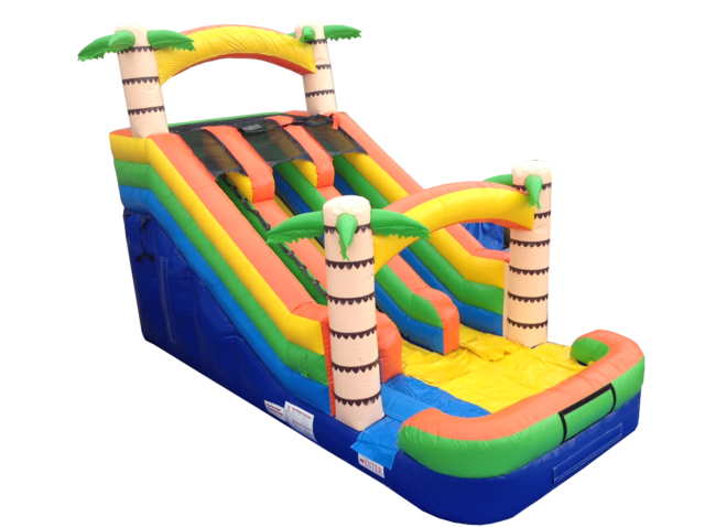 15' Double Tiki Waterslide