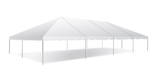 30x60 White Top Frame Tent