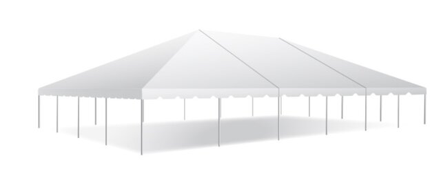 40x60 White Top Frame Tent