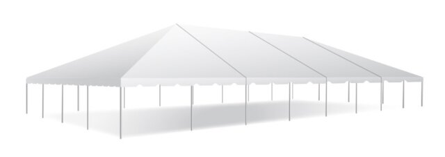 40x80 White Top Frame Tent