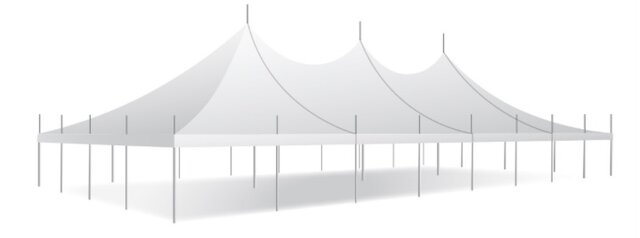 40x80 White Top Pole Tent