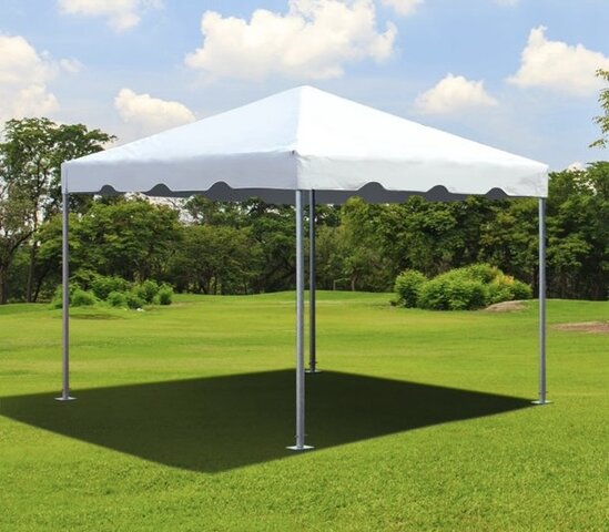 10x10 White Top Frame Tent