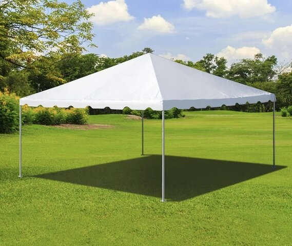 15x15 White Top Frame Tent