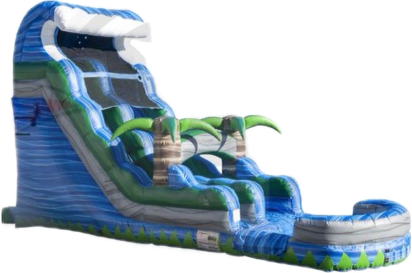 20' Blue Tsunami Waterslide