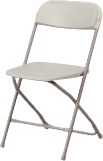 Beige Folding Chair