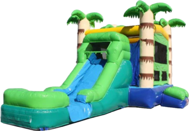 Tropical Combo Bounce House