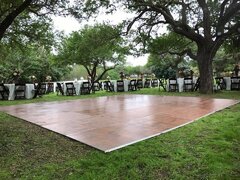 Brown Parquet Outdoor Dance Floor