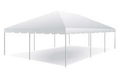 20x30 White Top Frame Tent