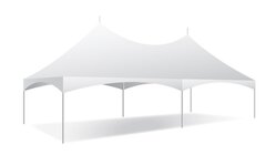 20x40 White Top Cable Tent