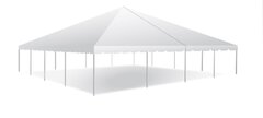 40x40 White Top Frame Tent