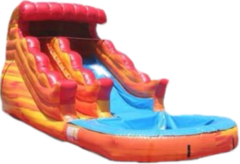 15' Fire Waterslide