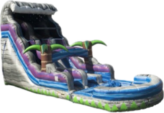 20' Purple Tsunami Waterslide