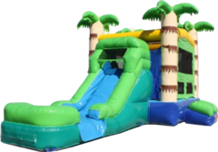 Tropical Combo Bounce House