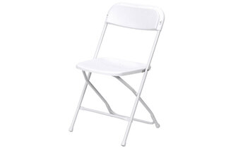 White Folding Chair