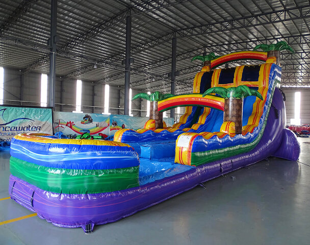 Tropical Theme Water Slide Rental Jacksonville