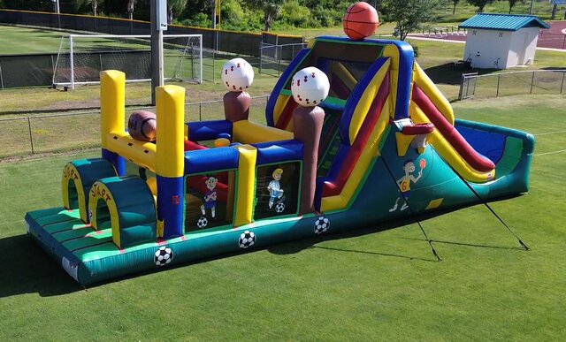 Inflatable Obstacle Course Bounce House Rentals in Jacksonville
