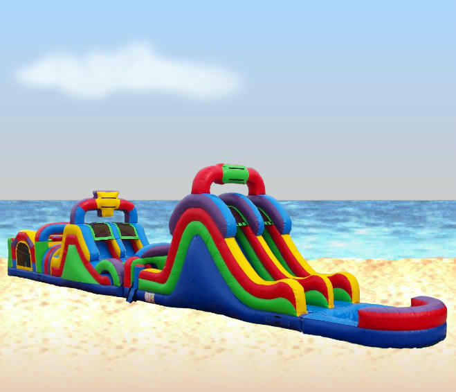 water obstacle course rental