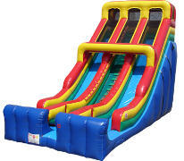 24ft Dual Lane Dry Slide SL303