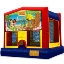 Luau Bounce House M123