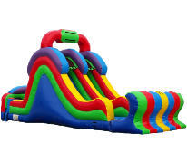 18ft Dual Lane Dry Slide SL325 18ft Dual Lane Dry Slide SL325