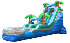 18ft Blue Tropical Dry Slide SL316