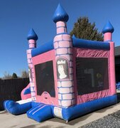 Pink Princess Bounce House Combo
