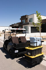 Double Golf Cart Cooler Hitch Rack - The Ultimate Accessory for Your Golf Cart