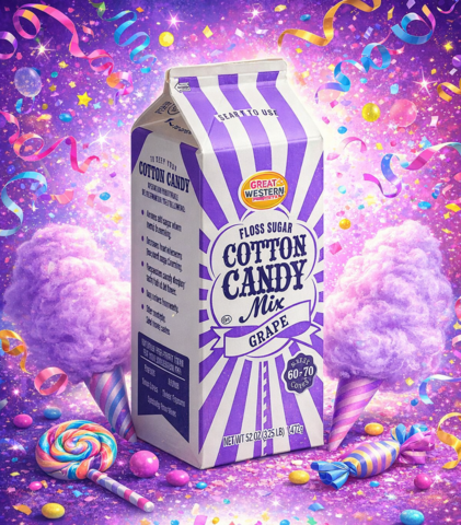 Grape Cotton Candy Floss 