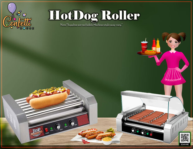 Hot Dogs, Buns, Hot dog trays, ketchup& mustard packs 125 pcs