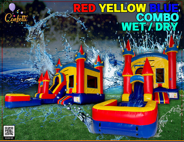 Red, Yellow & Blue Combo Wet/Dry