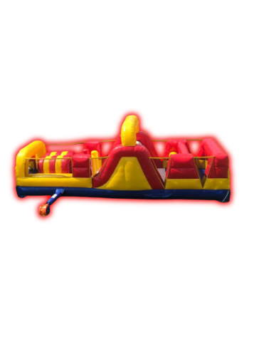 30' Obstacle Course Red Yellow & Blue